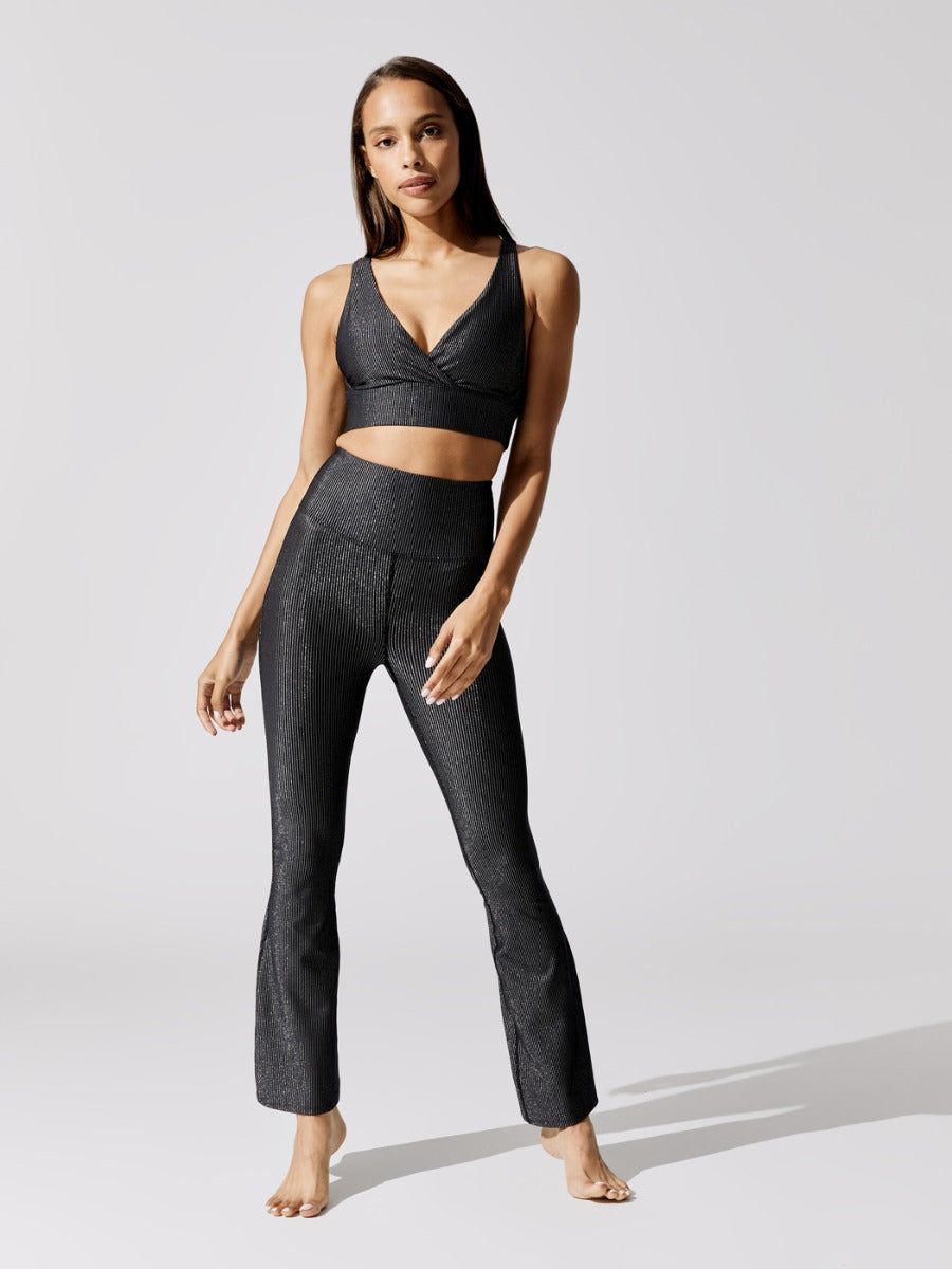 Flared Shimmer Pant - Black sold by Carbon38 product image thumbnail 2