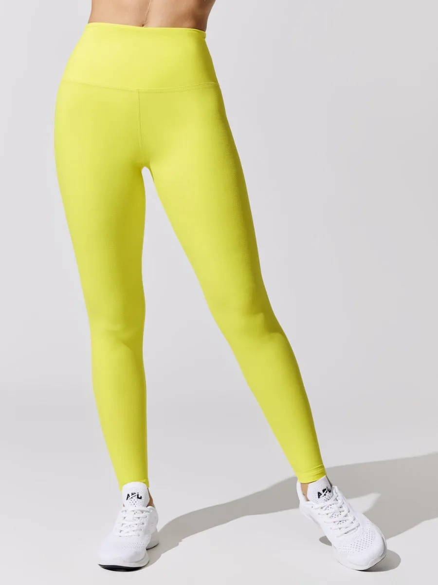 Spacedye Caught in the Midi High Waisted Legging - Lemon Glow sold by Carbon38 product image thumbnail 2