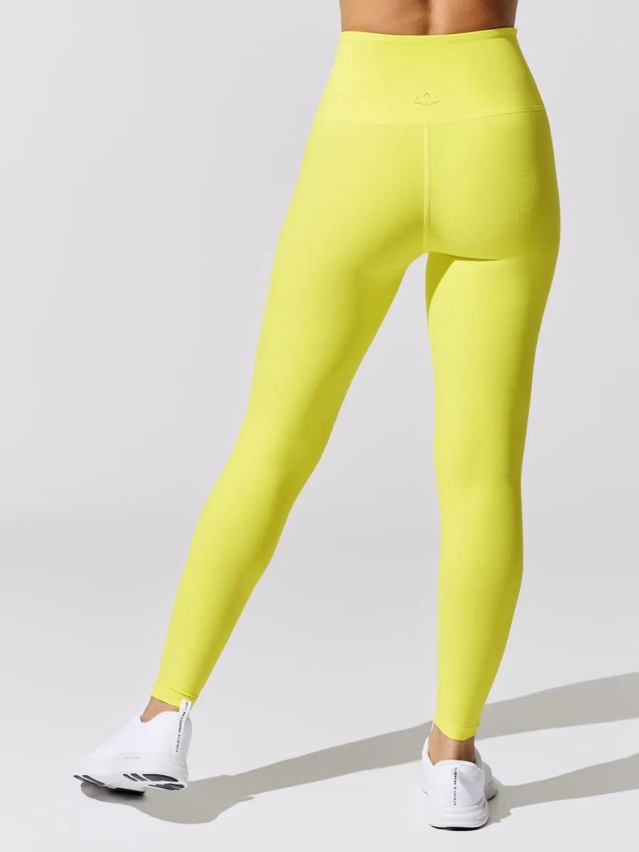 Spacedye Caught in the Midi High Waisted Legging - Lemon Glow sold by Carbon38 product image thumbnail 4