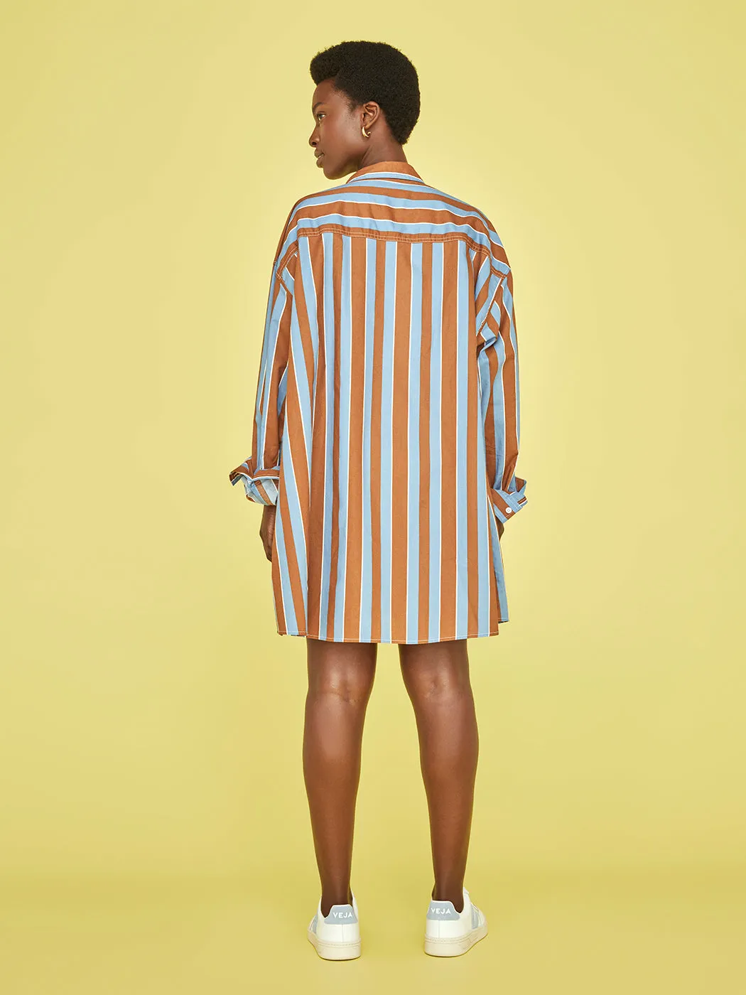 Adele Shirt - Chocolate/Blue sold by Carbon38 product image thumbnail 2