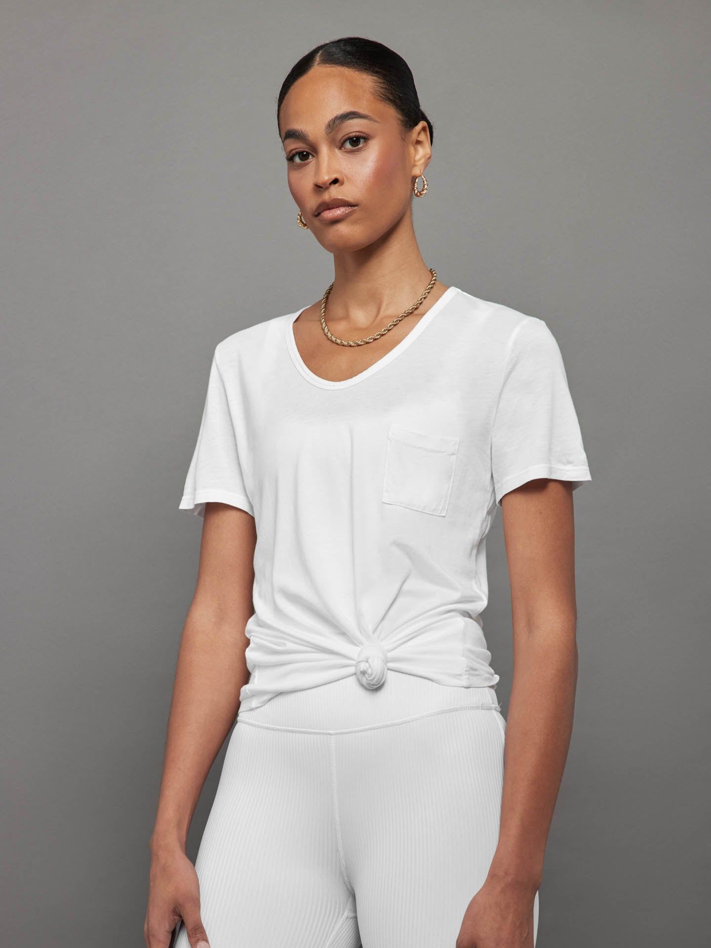 Jogger in Melt + V-Neck Bra + Short Sleeve Pocket Tee sold by Carbon38 product image thumbnail 9