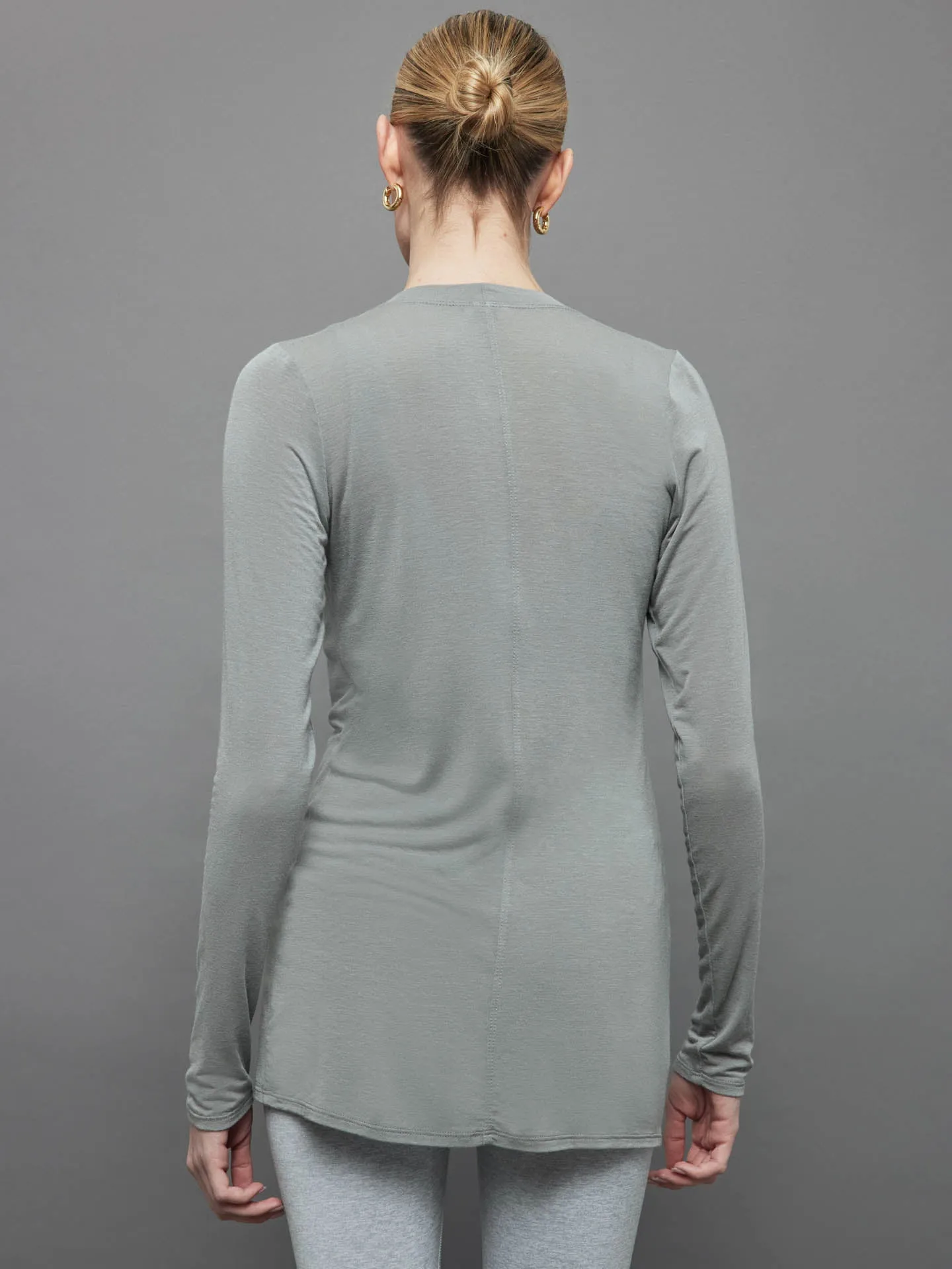 Sia Cashmere Cardigan - Silver Birch sold by Carbon38 product image thumbnail 4