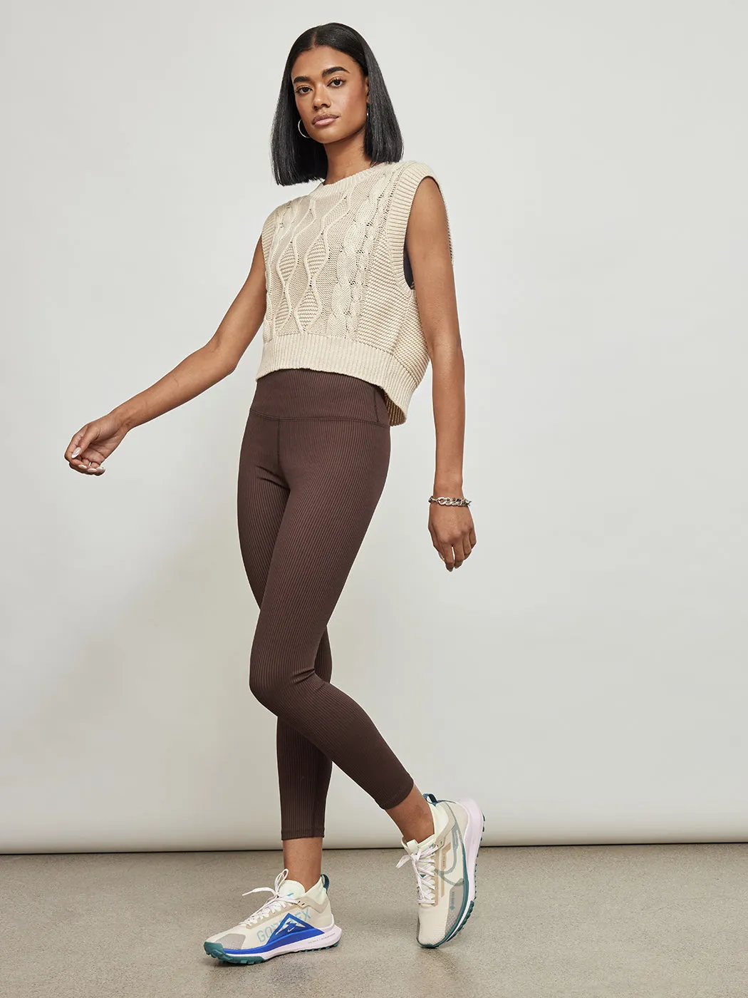 Cable Vest - Cream sold by Carbon38 product image thumbnail 4