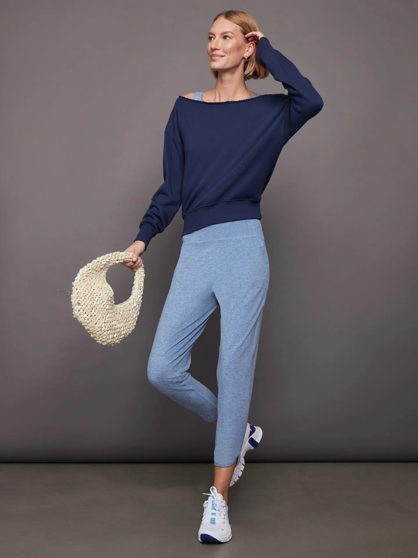 Jogger in Heather Melt - Quiet Harbor sold by Carbon38 product image thumbnail 5