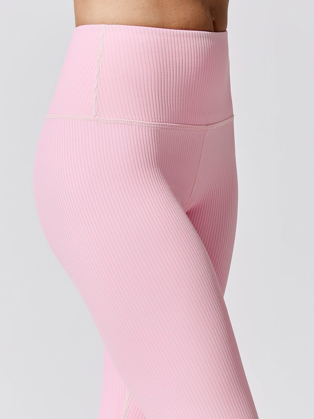 Ribbed Regular Rise 7/8 Legging - Rose sold by Carbon38 product image thumbnail 3