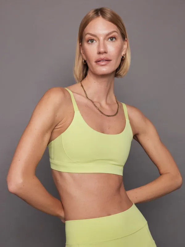 Flow Low Impact Bra - Sunny Lime sold by Carbon38