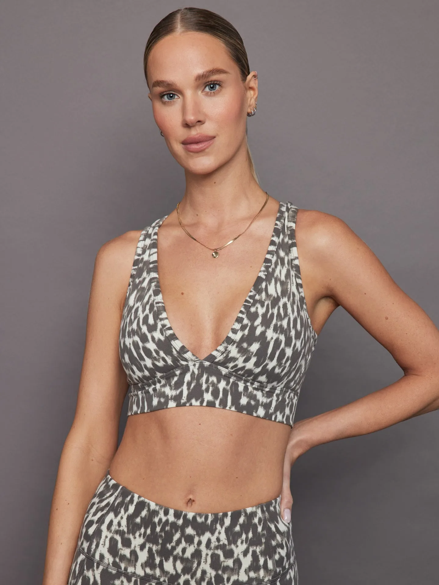 Move Walsh Bra - Roasted Cashew Brushed Spot sold by Carbon38