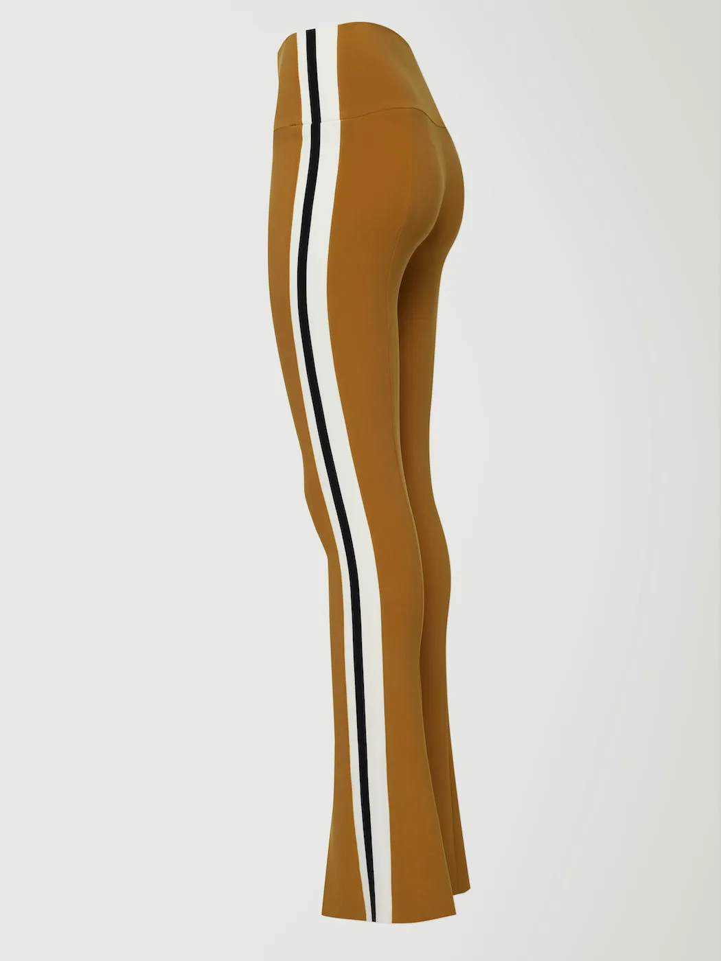 Side Stripe Spat Legging - Mocha/Offset Stripe sold by Carbon38 product image thumbnail 2