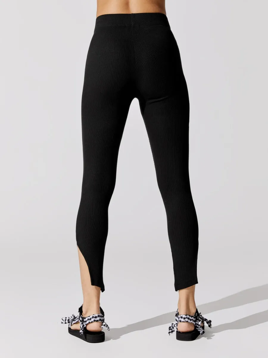 Slit Legging - Black sold by Carbon38 product image thumbnail 2