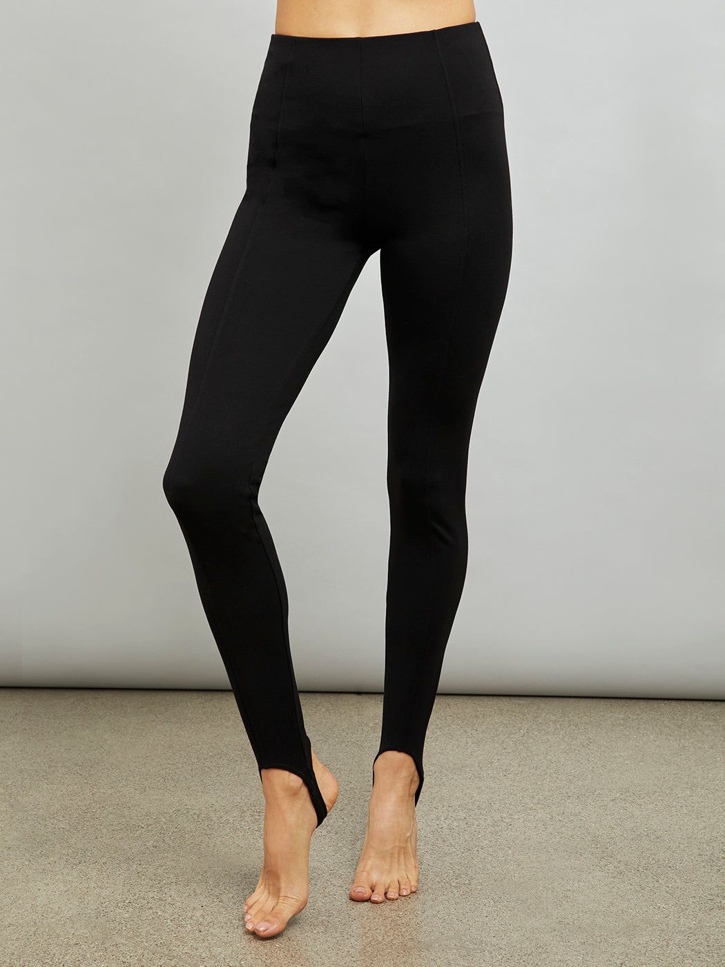 PONTE STIRRUP LEGGING - BLACK sold by Carbon38