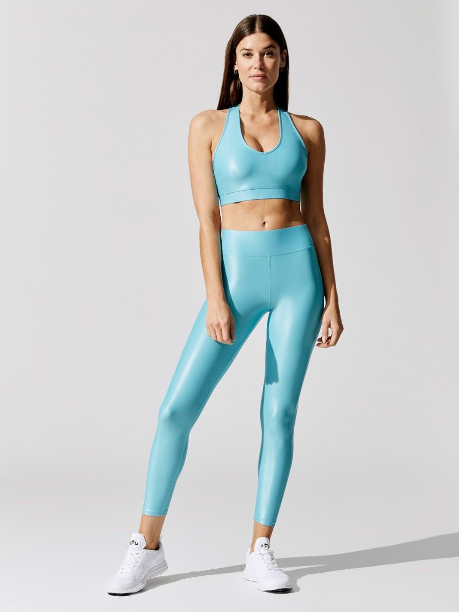 Regular Rise 7/8 Legging in Takara Shine - Light Aqua sold by Carbon38 product image thumbnail 2