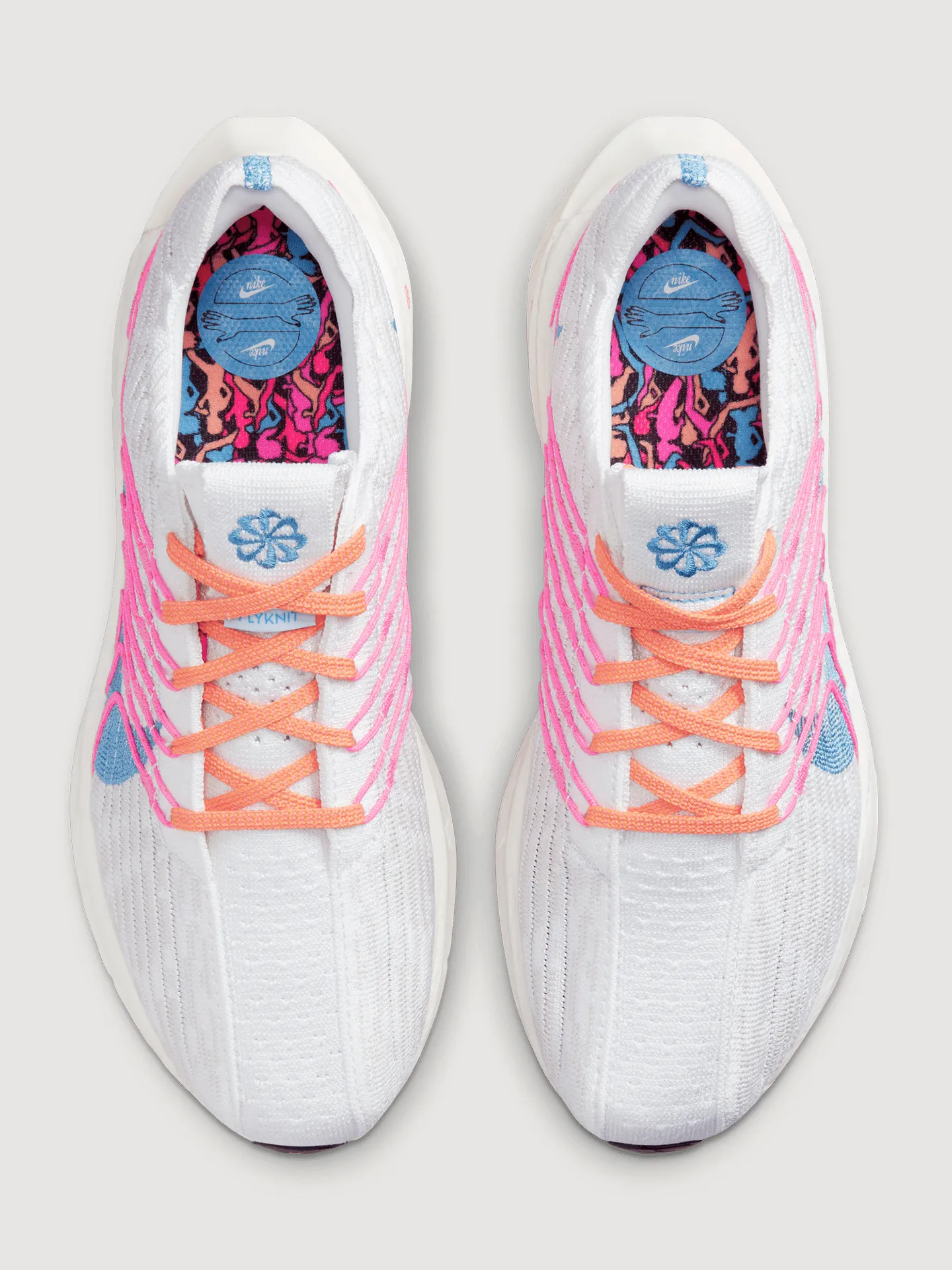 NIKE PEGASUS TURBO NEXT NATURE - WHITE/UNIVERSITY BLUE-PINKSICLE sold by Carbon38 product image thumbnail 4