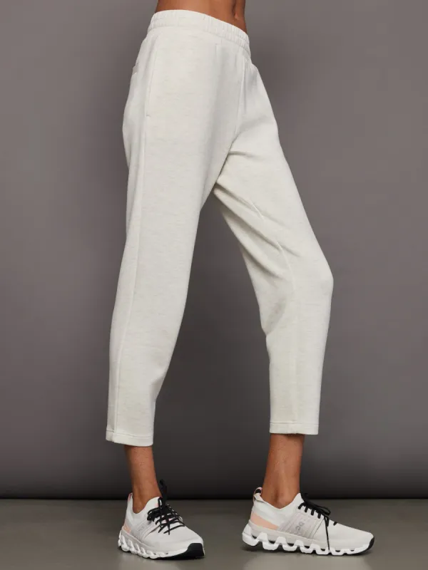 The Slim Pant - Ivory Marl sold by Carbon38
