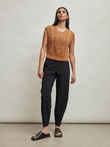 Cable Vest - Caramel sold by Carbon38
