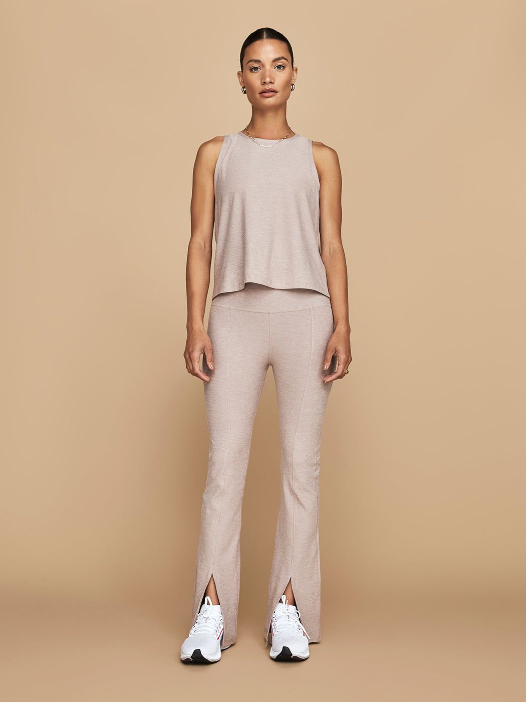 Spacedye High Waisted Make The Cut Pant - Chai sold by Carbon38