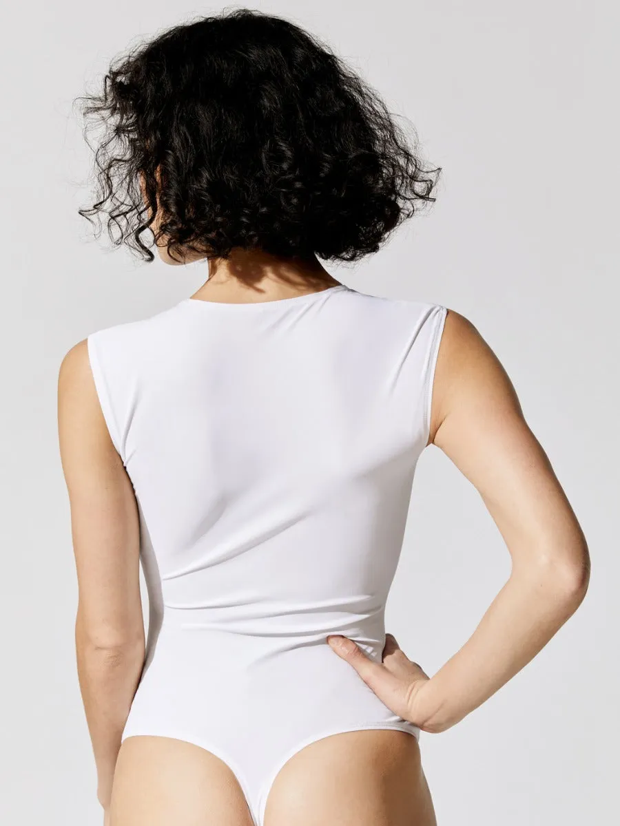 Lenox Sleeveless Bodysuit - White sold by Carbon38 product image thumbnail 4