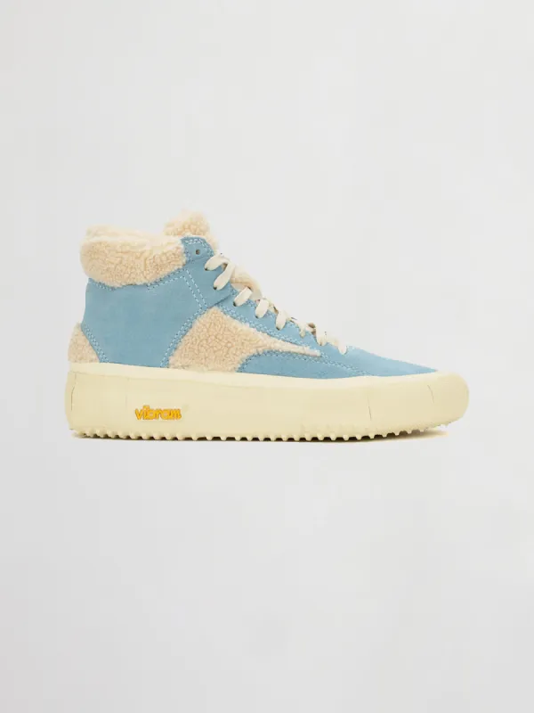 Capo Faux Shearling Sneakers - Suede/ Faux Shearling sold by Carbon38