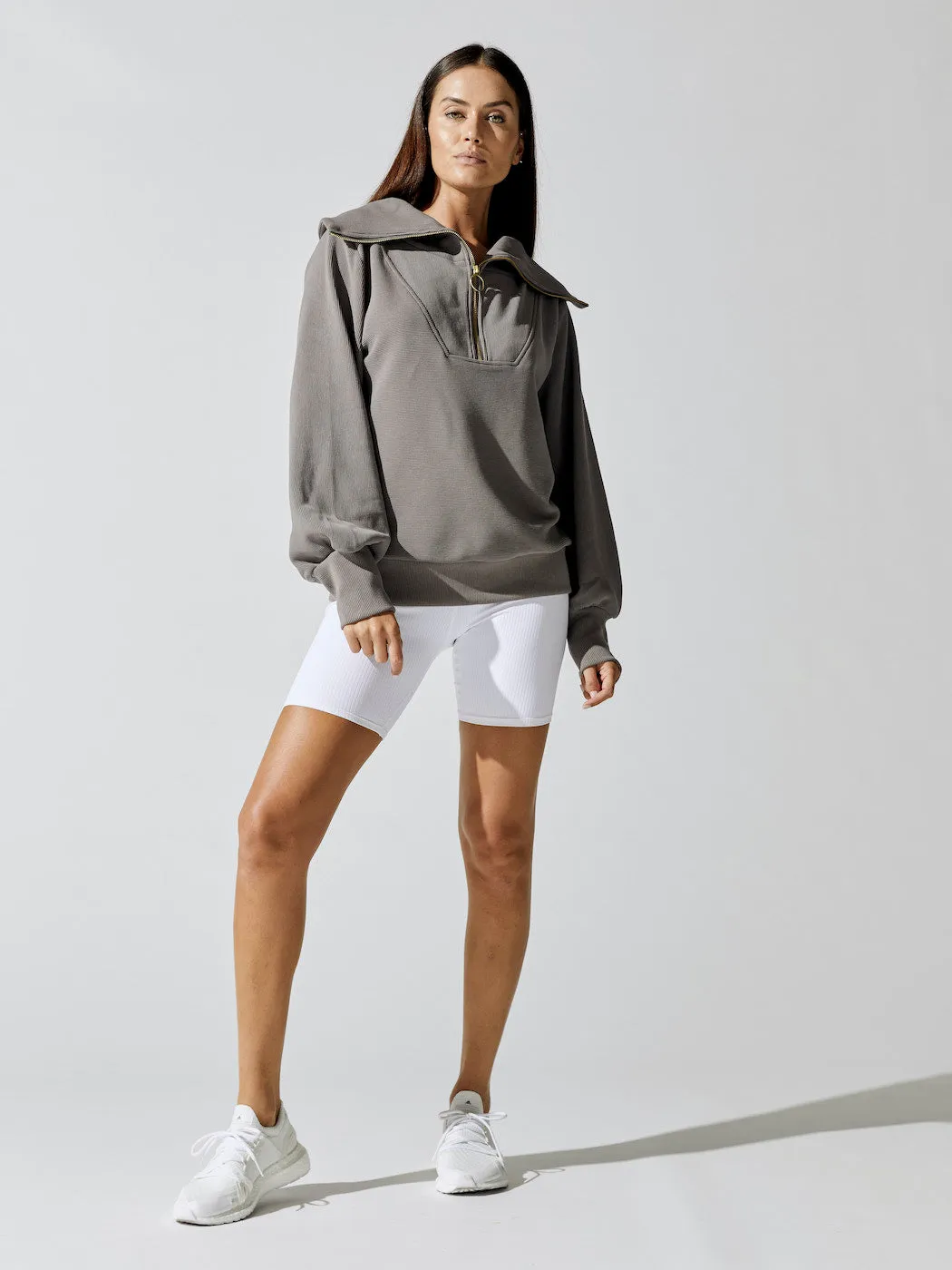 VINE HALF ZIP - Deep Charcoal sold by Carbon38 product image thumbnail 3