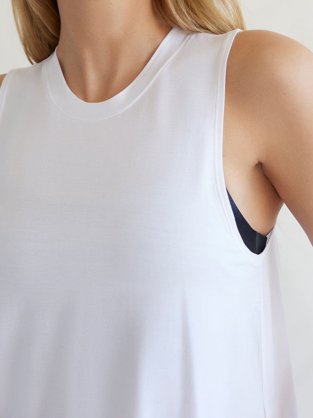 Crop Tank 2.0 - White sold by Carbon38 product image thumbnail 3