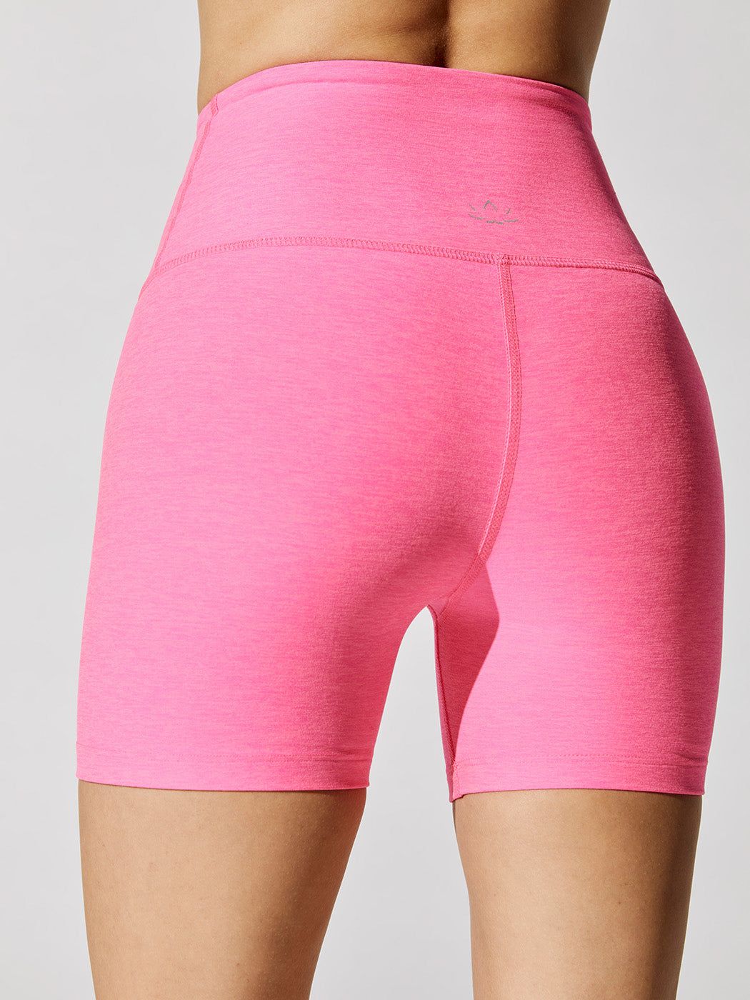 Spacedye Keep Pace Biker Short - Electric Pink Heather sold by Carbon38 product image thumbnail 5
