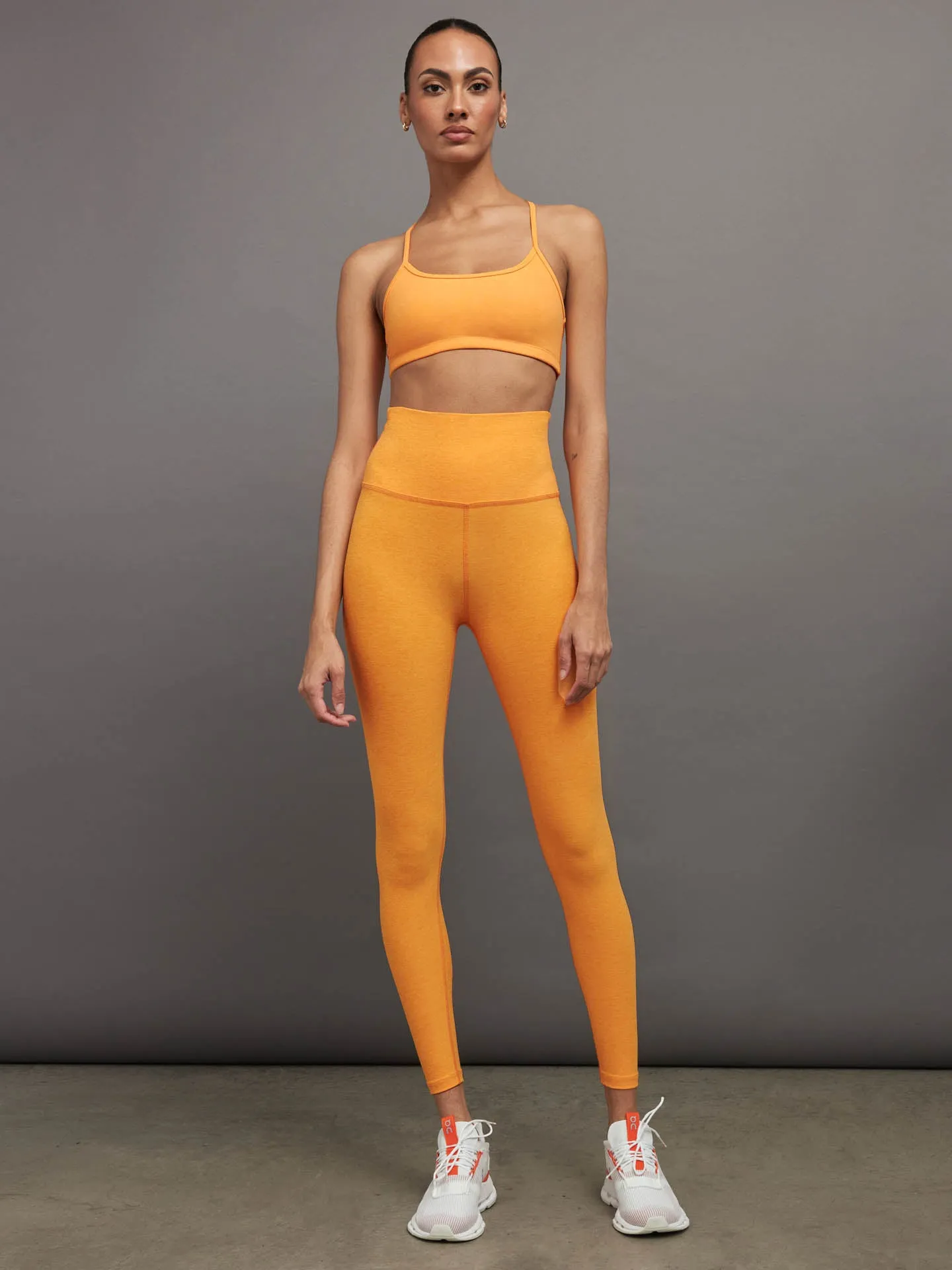 Spacedye Caught in the Midi High Waisted Legging - MANGO POP HEATHER sold by Carbon38 product image thumbnail 5