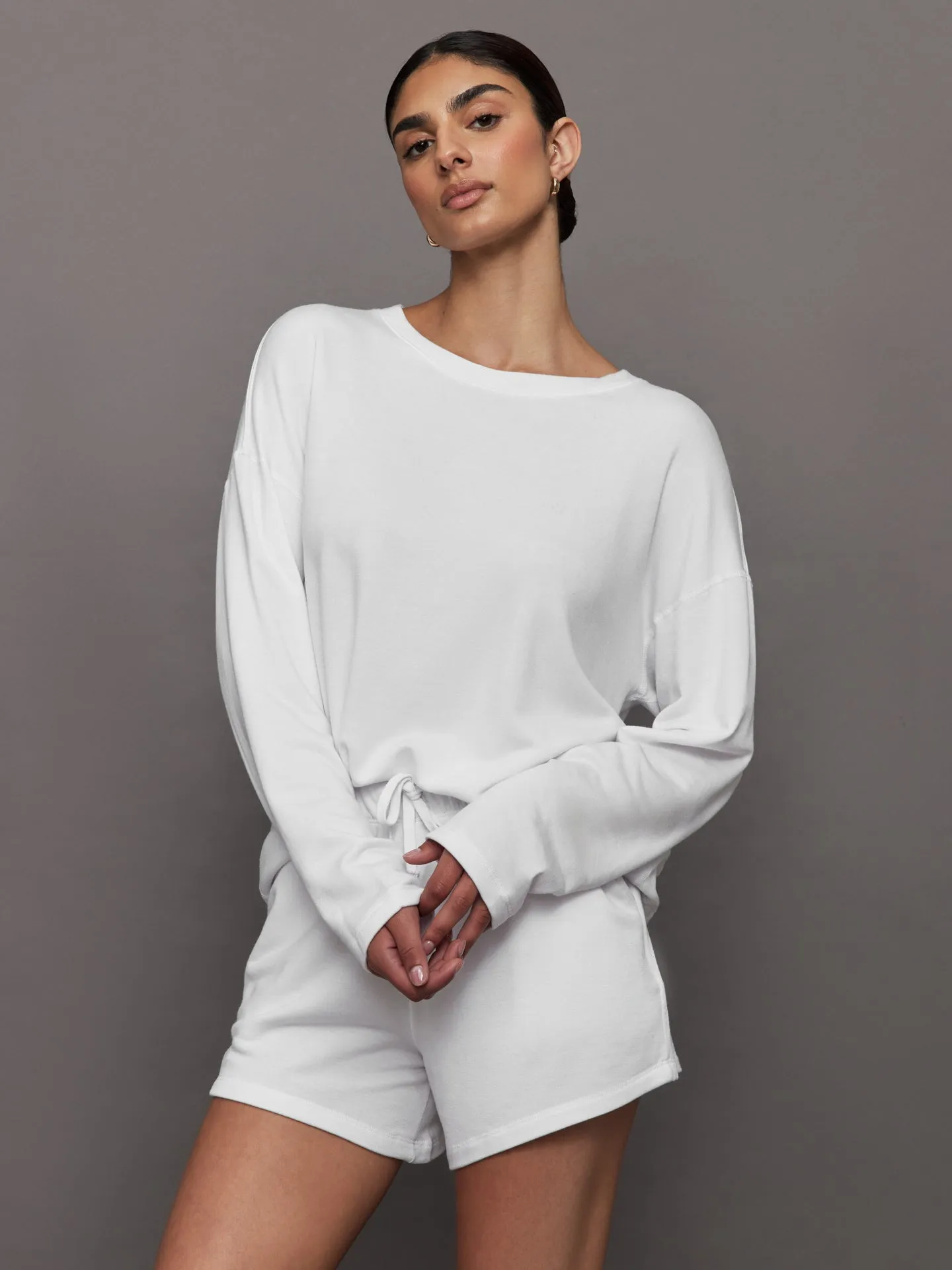 Pullover Sweatshirt - White sold by Carbon38