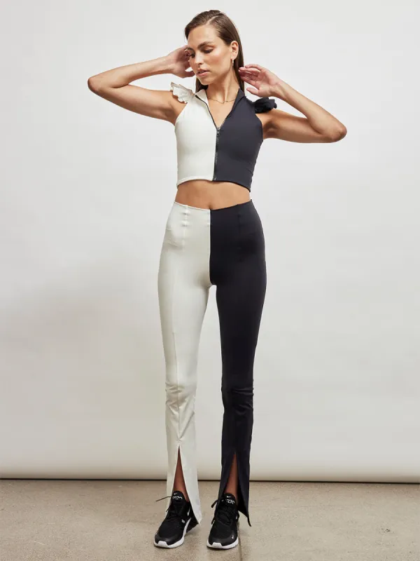 Mila Top Two-Toned - Chantilly / Black sold by Carbon38