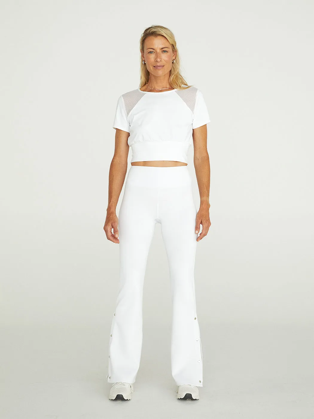 Breathe Crop Top - White sold by Carbon38 product image thumbnail 3
