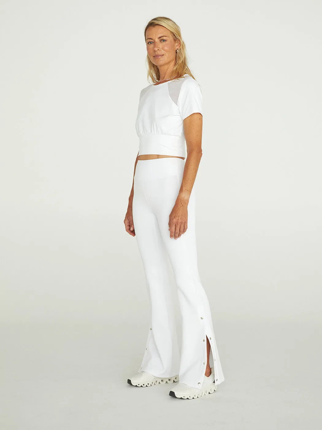 Breathe Crop Top - White sold by Carbon38 product image thumbnail 4