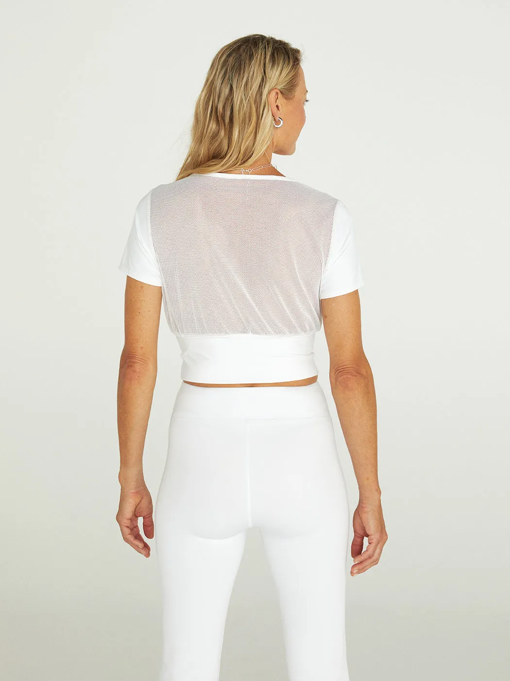 Breathe Crop Top - White sold by Carbon38 product image thumbnail 2