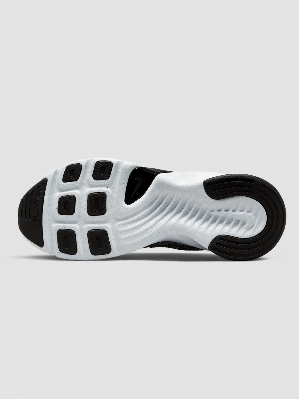 Nike SuperRep Go 3 Flyknit "Next Nature" - Black/Metallic Silver-White sold by Carbon38 product image thumbnail 5