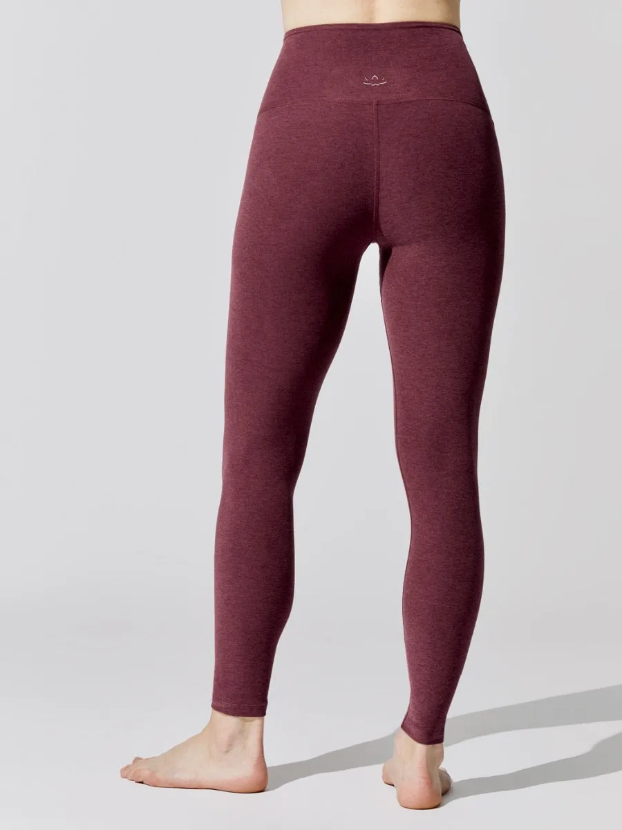 Spacedye Caught in the Midi High Waisted Legging - Deep Merlot sold by Carbon38 product image thumbnail 4