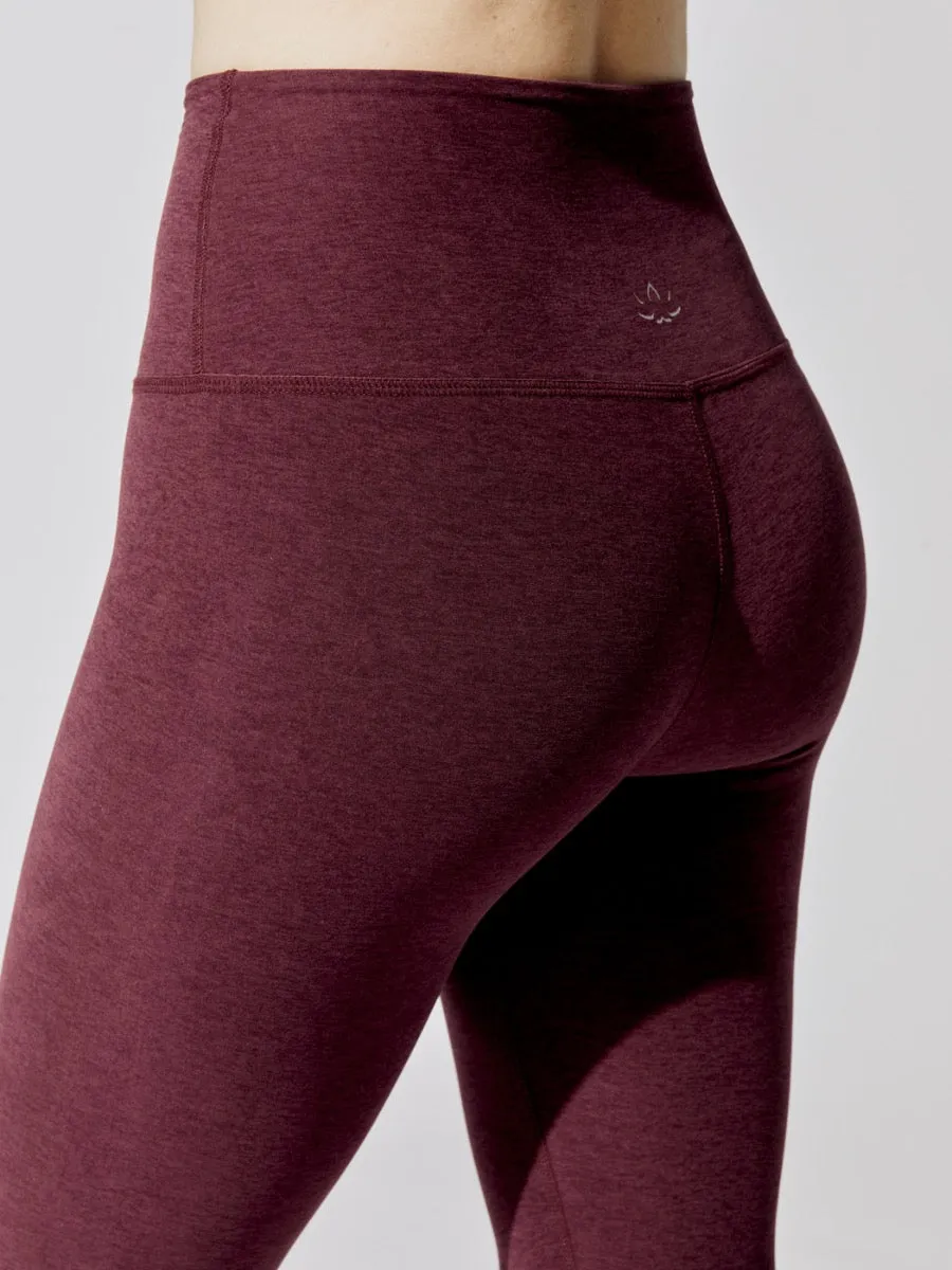 Spacedye Caught in the Midi High Waisted Legging - Deep Merlot sold by Carbon38 product image thumbnail 5
