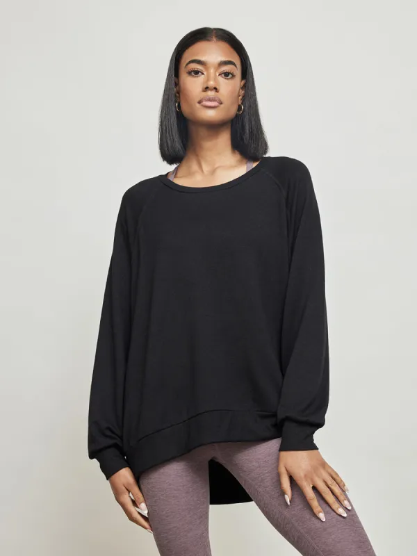 Saturday Oversized Pullover - Black sold by Carbon38