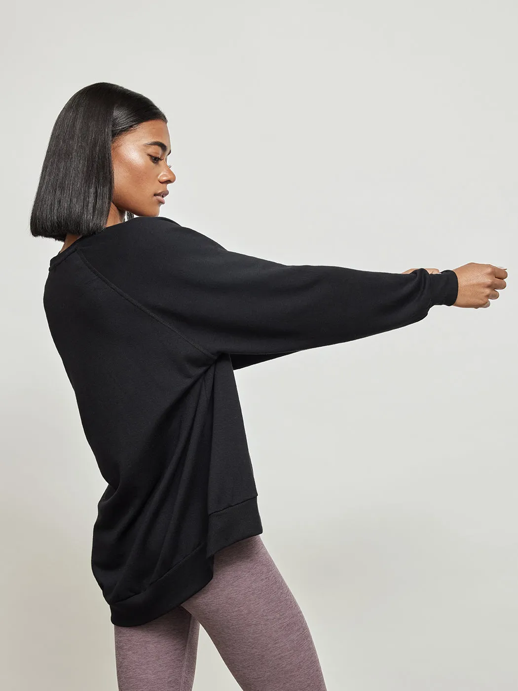 Saturday Oversized Pullover - Black sold by Carbon38 product image thumbnail 3