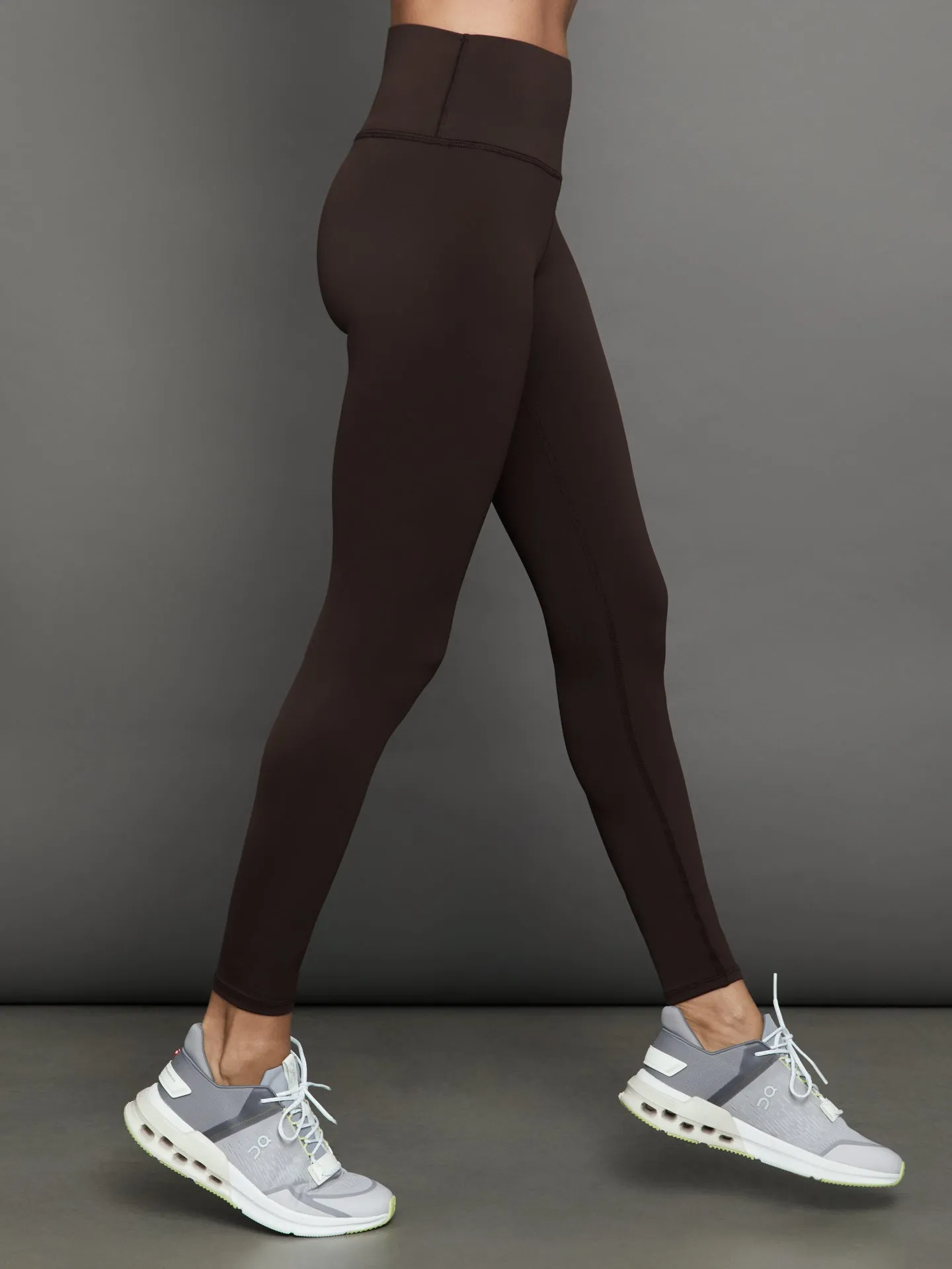 High Rise Full-Length Legging in Diamond Compression - Java sold by Carbon38 product image thumbnail 3