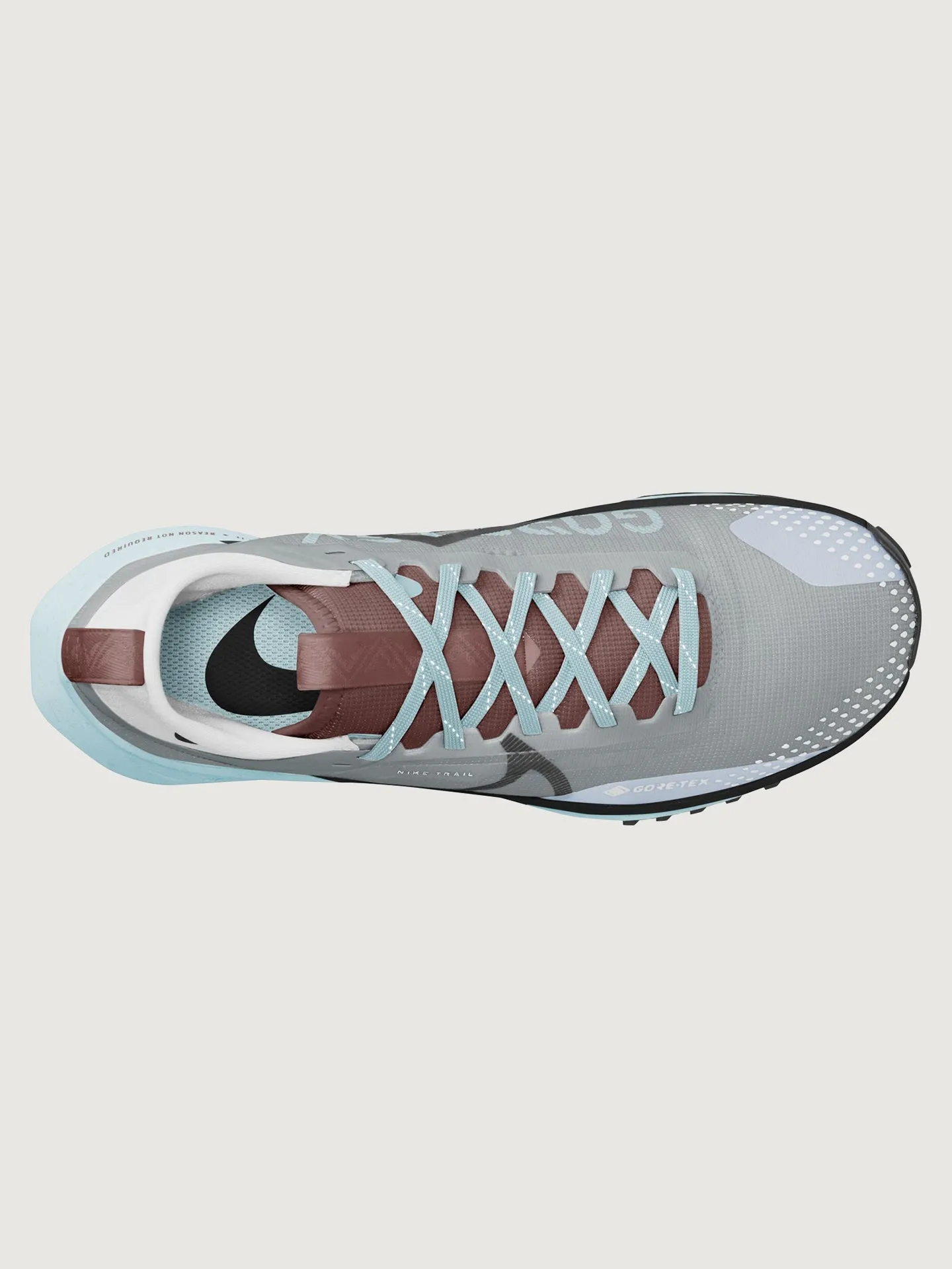 Nike Pegasus Trail 4 GORE-TEX - LT Smoke Grey/Black-Glacier Blue sold by Carbon38 product image thumbnail 3