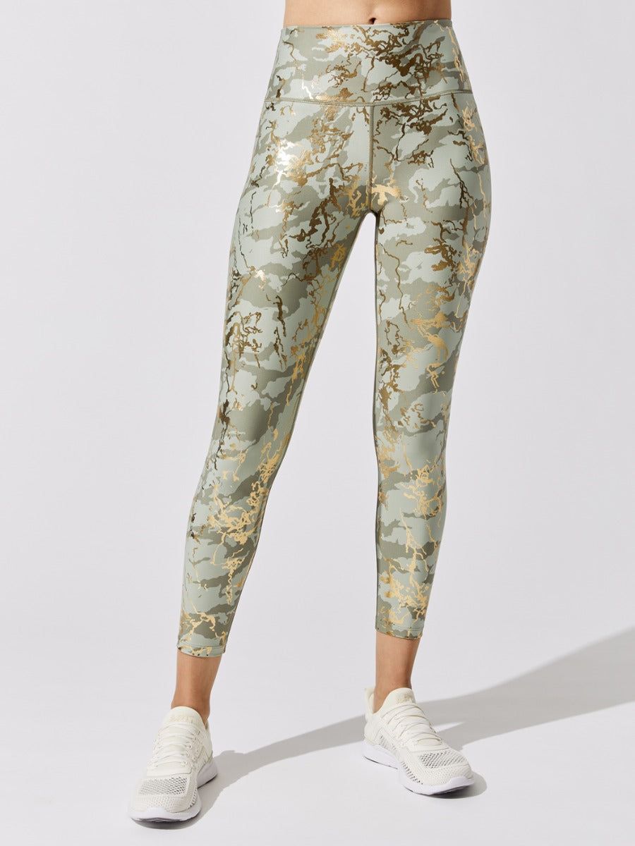 Marble Shine 7/8 Legging - Utility Green Marble Pearl sold by Carbon38 product image thumbnail 2