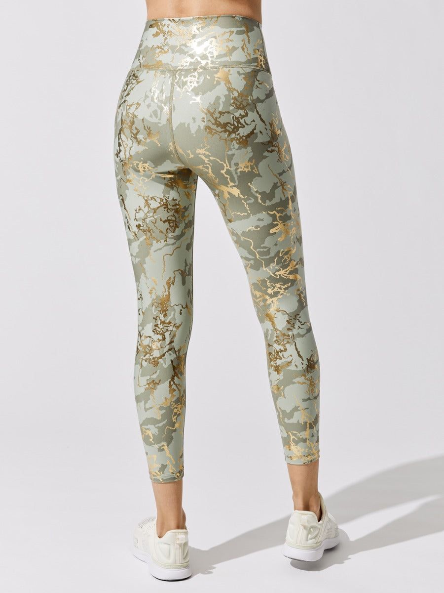 Marble Shine 7/8 Legging - Utility Green Marble Pearl sold by Carbon38 product image thumbnail 3