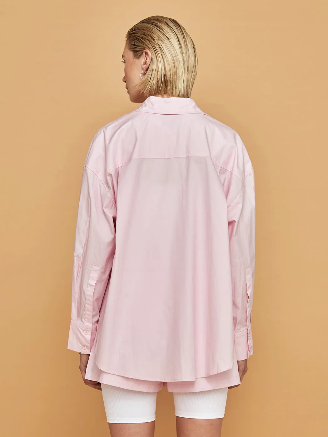 Boyfriend Button Up - Pink sold by Carbon38 product image thumbnail 5