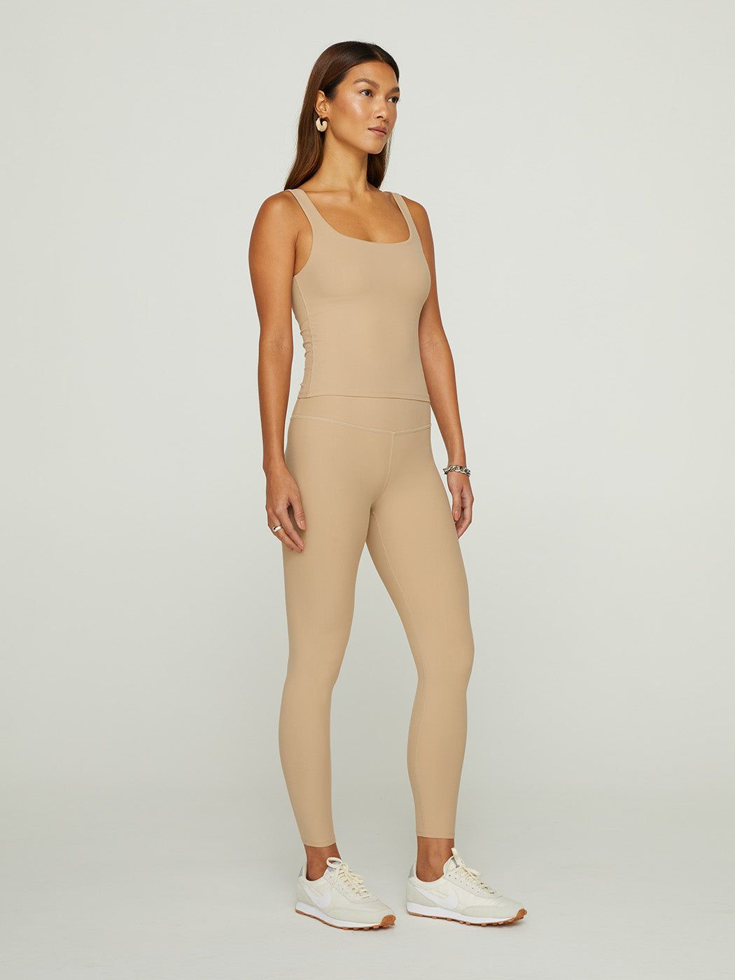 Wide Scoop Bra Tank in Melt - Sandy Tan sold by Carbon38 product image thumbnail 5