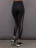 Sheer Spliced Legging in Melt - Black sold by Carbon38