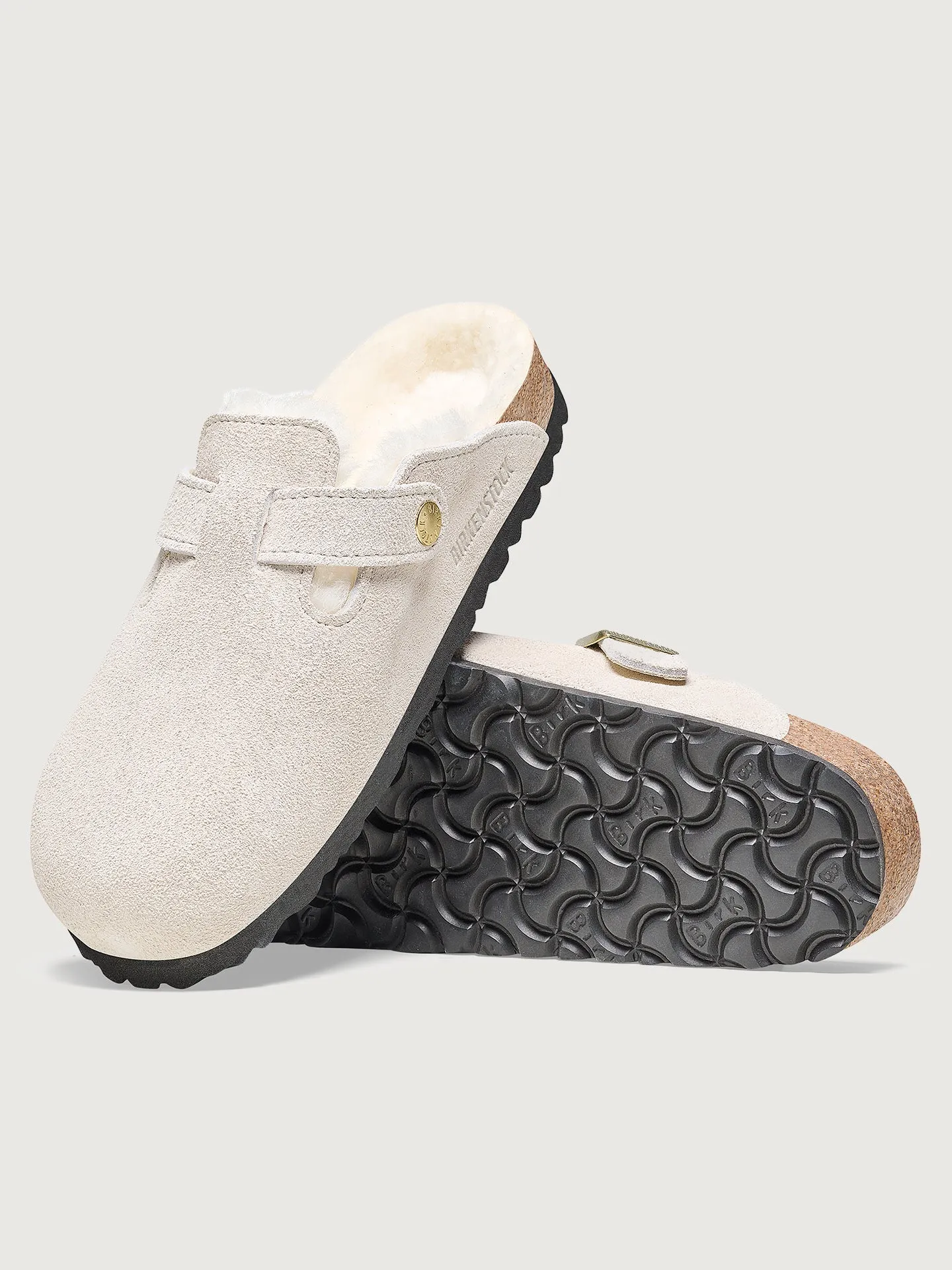 Boston - Antique White Suede/ Shearling sold by Carbon38 product image thumbnail 2