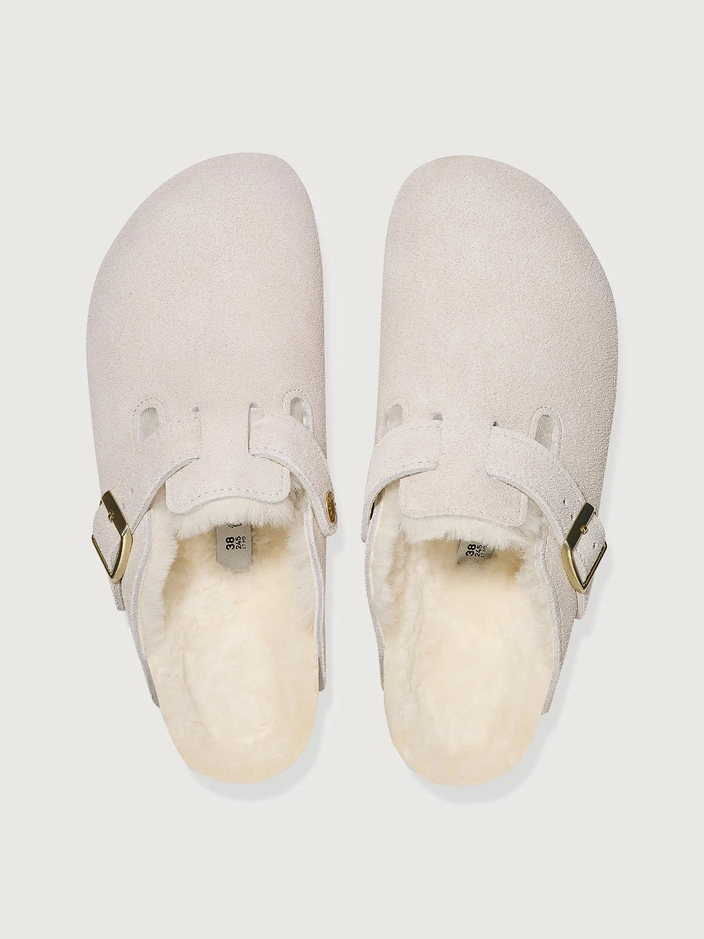Boston - Antique White Suede/ Shearling sold by Carbon38 product image thumbnail 3