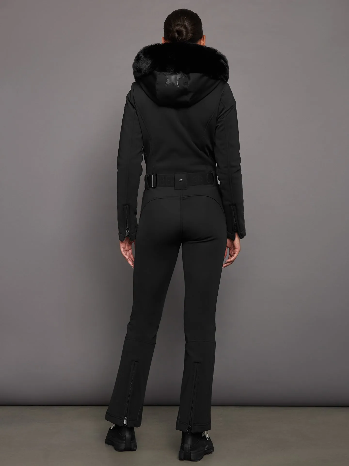 Parry Faux Border Ski Suit - Black sold by Carbon38 product image thumbnail 3