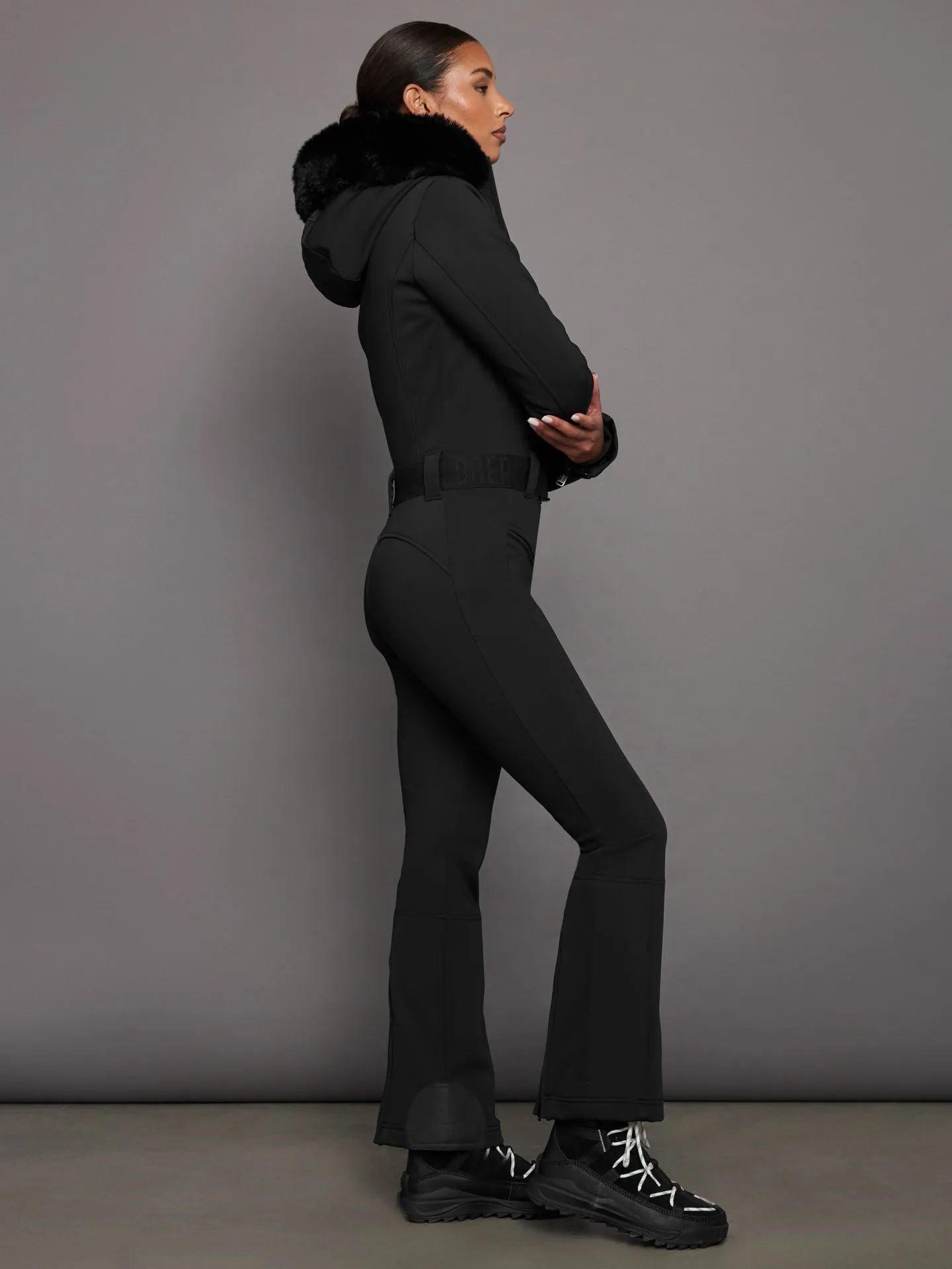 Parry Faux Border Ski Suit - Black sold by Carbon38 product image thumbnail 2