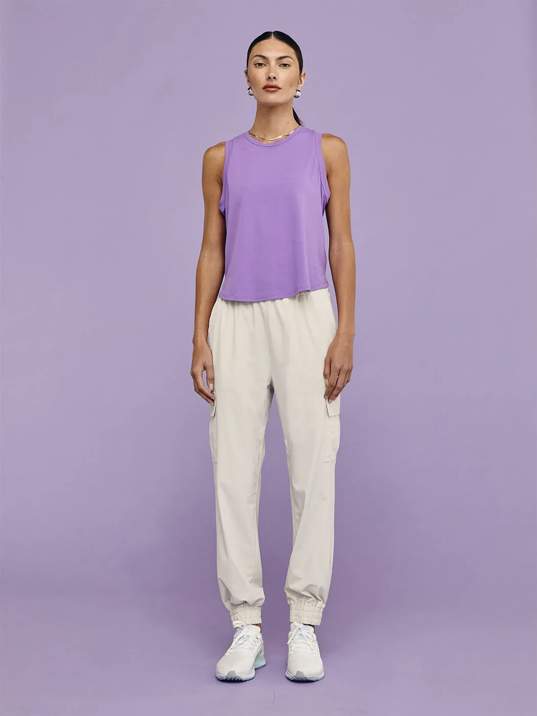 Breathe Tee - Amethyst sold by Carbon38 product image thumbnail 3