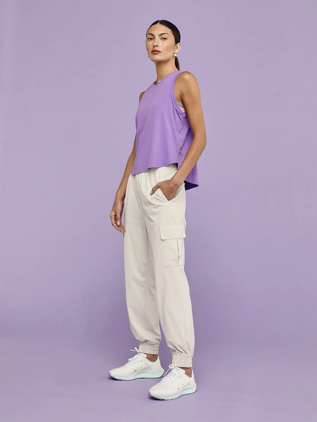 Breathe Tee - Amethyst sold by Carbon38 product image thumbnail 4