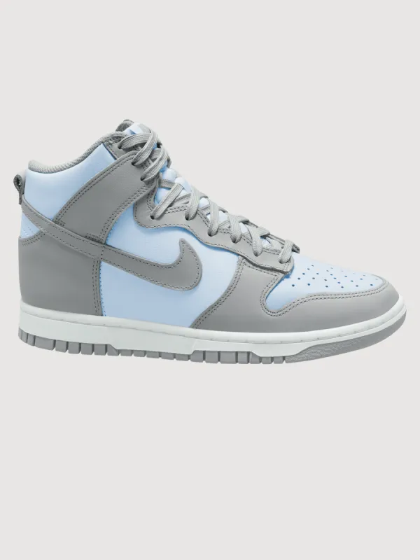 Nike Dunk High - BLUE TINT/LT SMOKE GREY-SUMMIT WHITE sold by Carbon38