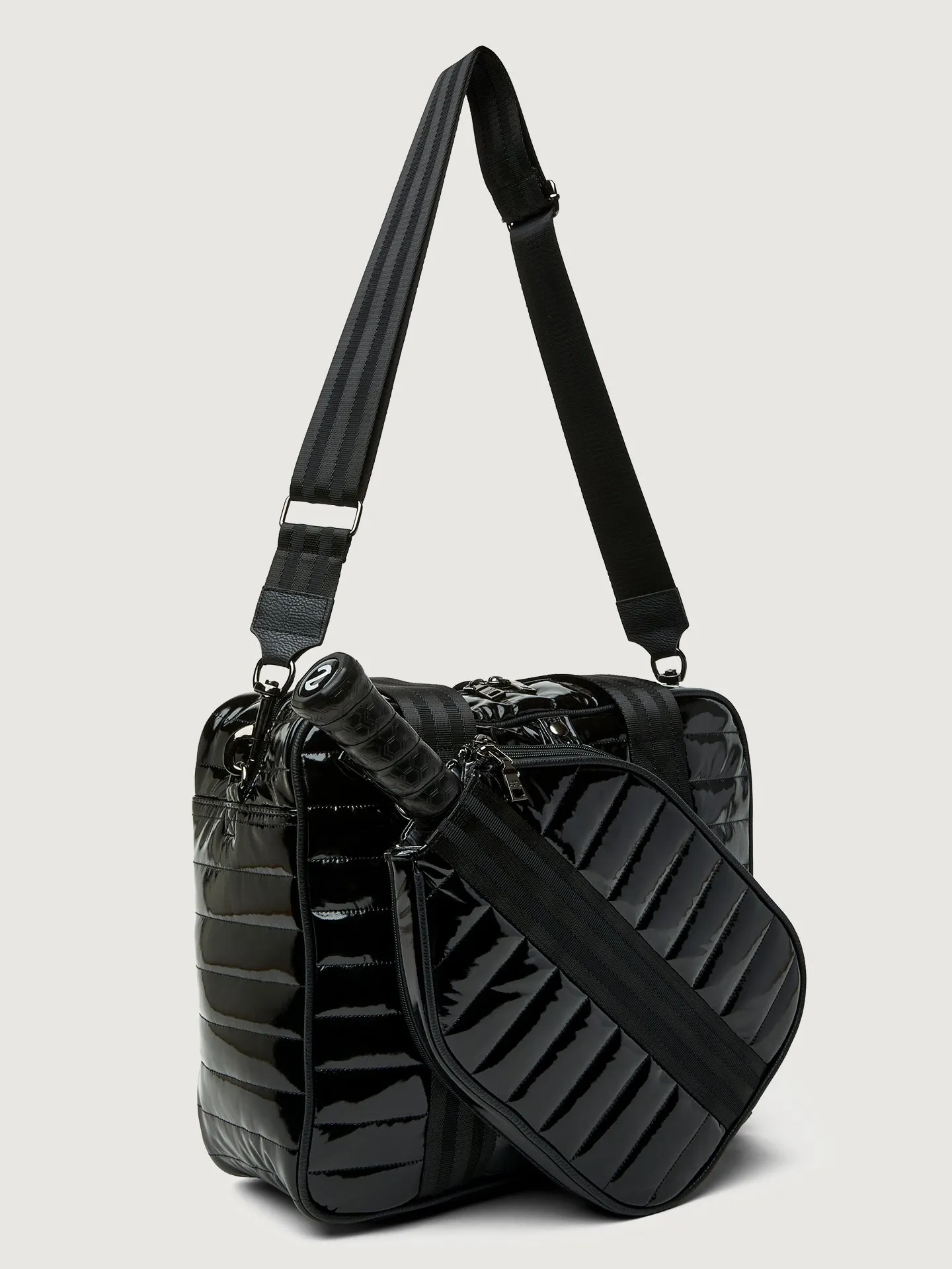 Sporty Spice Pickleball Bag - Black Patent sold by Carbon38 product image thumbnail 4